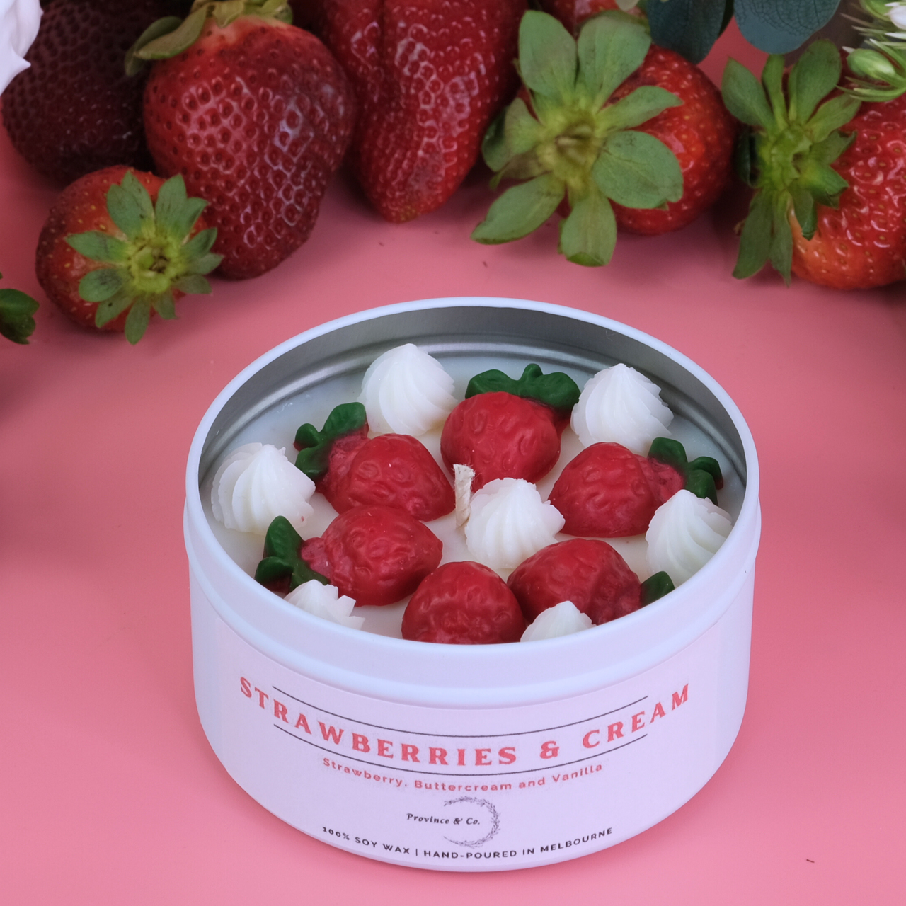 Strawberries & Cream | Strawberry + Buttercream + Vanilla